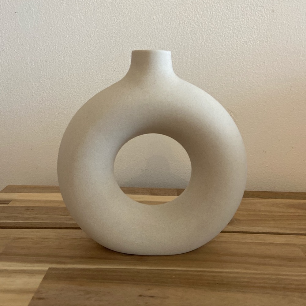 SOLD: Small H&M Circular Ceramic Vase